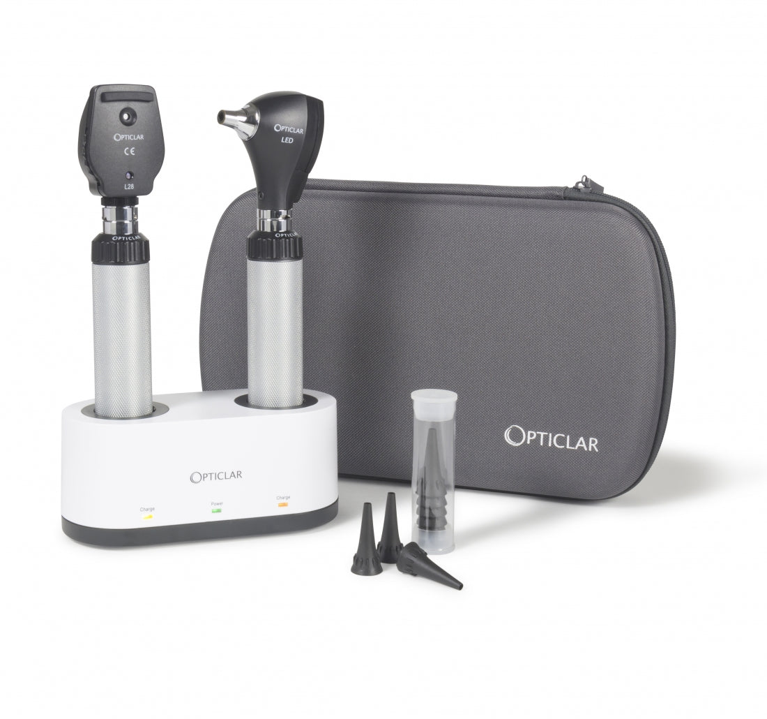 Opticlar S1 Diagnostic Set - ADAPT Lithium, Desk Rechargeable, 2 Handles