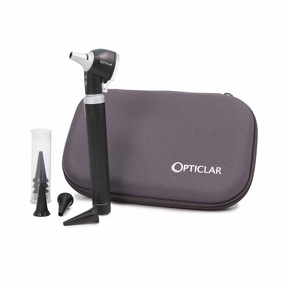 Opticlar Pocket Otoscope Set - AA Battery, Zip Case
