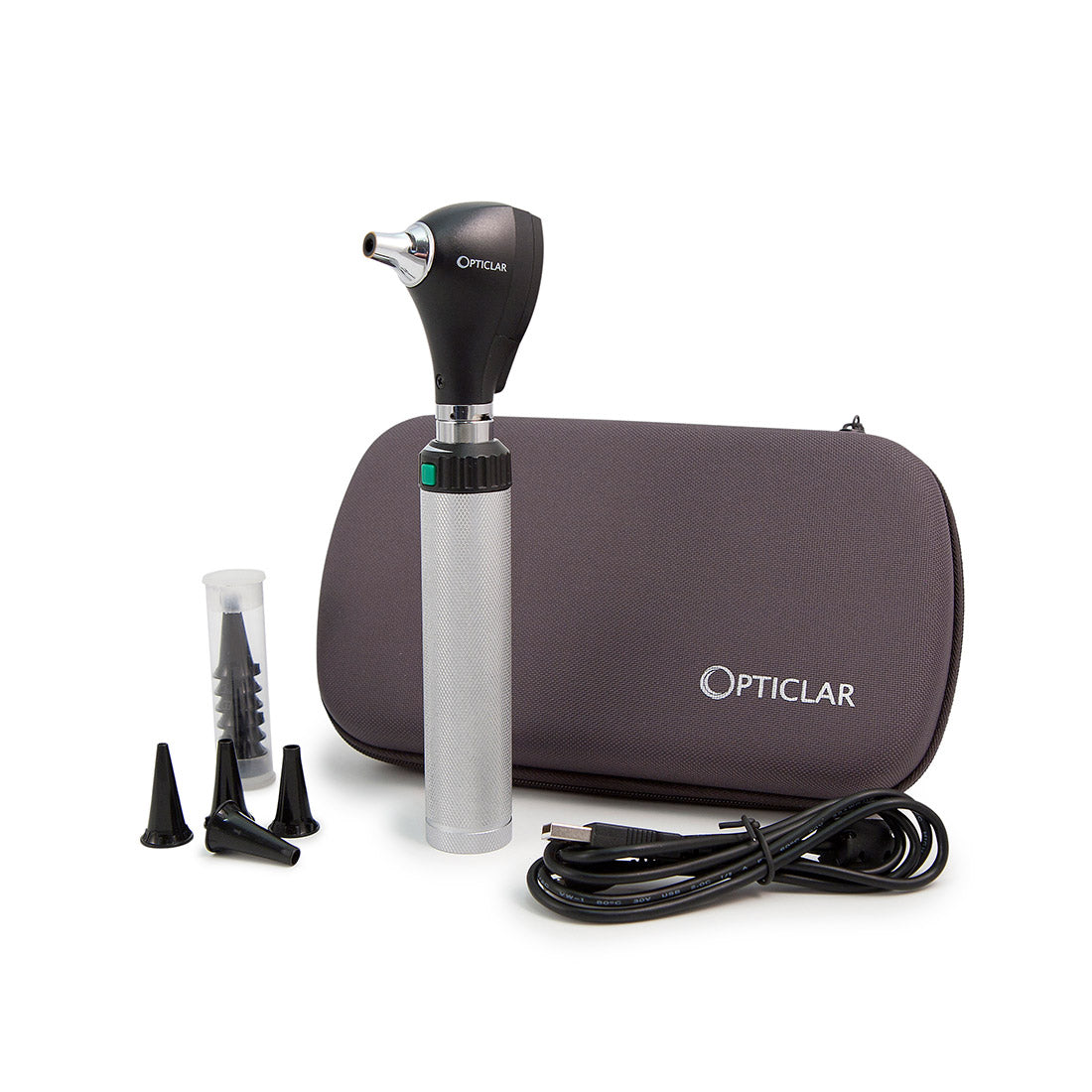 Opticlar S1 Otoscope Set - Lithium Rechargeable, USB Handle